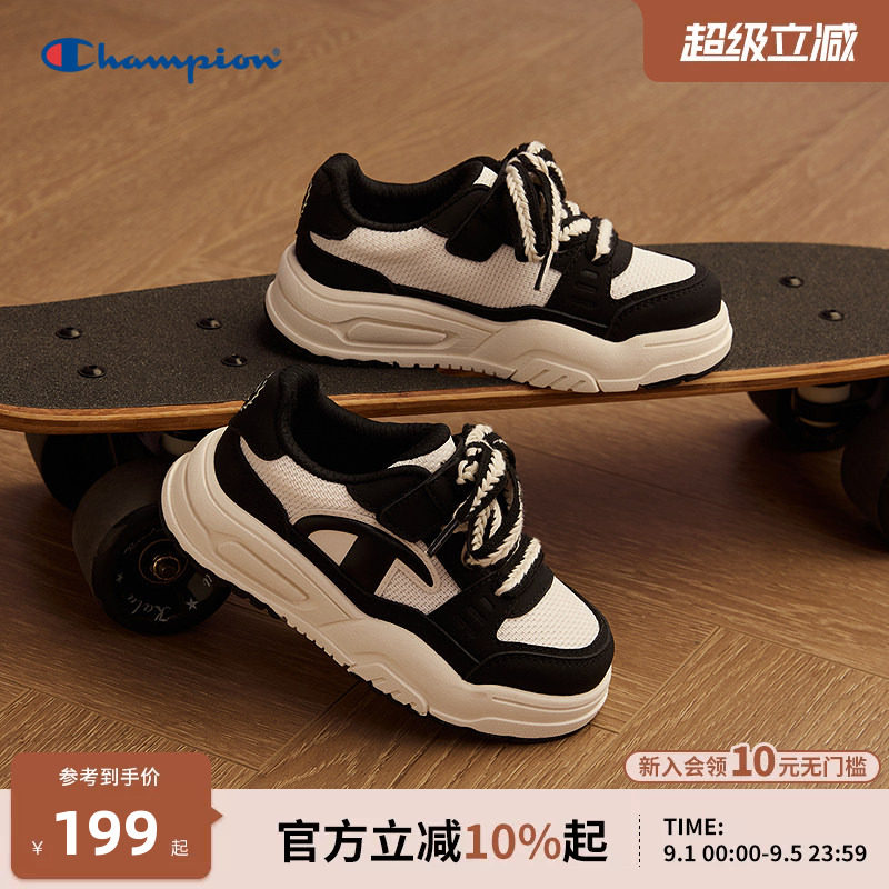 Champion冠军潮流双色鞋带面包鞋图片