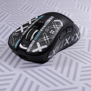 适用凌豹M5防滑贴凌豹M5PRO贴纸鼠标脚贴m5防汗吸汗贴掌心背贴膜