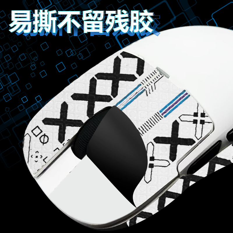 适用黑爵AJ139防滑贴鼠标贴纸