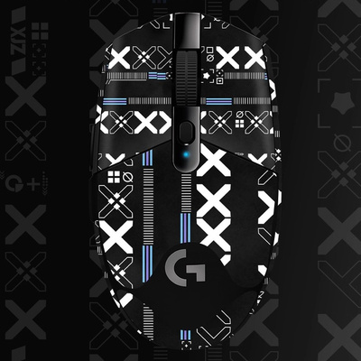 适用罗技g304防滑贴吸汗鼠标贴纸