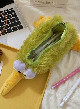 新西兰国鸟KIWI鸟NICI奇异鸟笔袋毛绒玩具公仔几维鸟笔袋文具袋