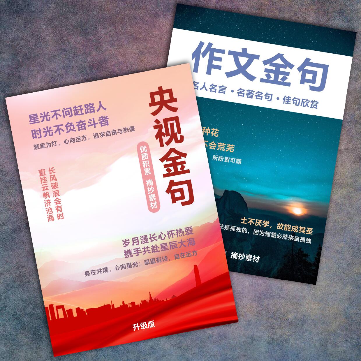 央金句视励志文案经典语录作文合集开头结尾初中高中学生学霸满分