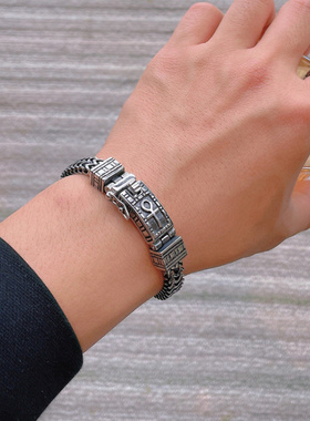 新款古巴手链男高级感小众设计发