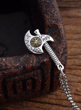 新款吊坠国风潮一斧压百祸斧头吊