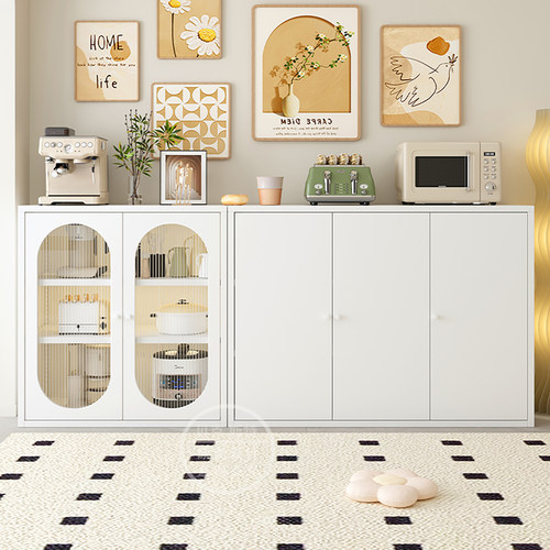 铁艺餐边柜铁皮柜家用储物柜鞋柜