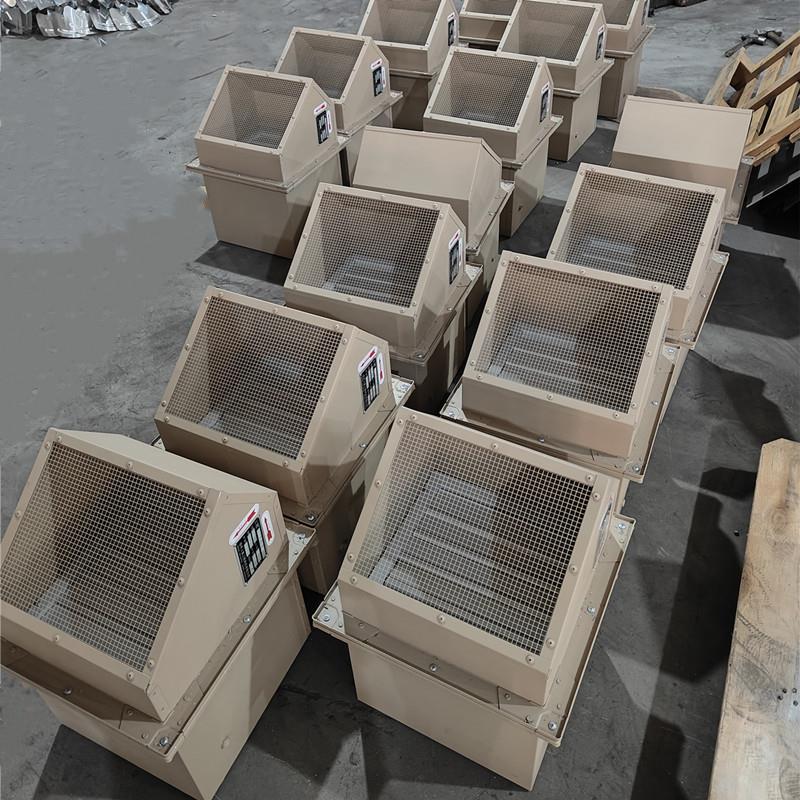 边墙轴流风机带防雨弯头  DWEX-450D4 0.25KW 风量6600m3/h 60pa