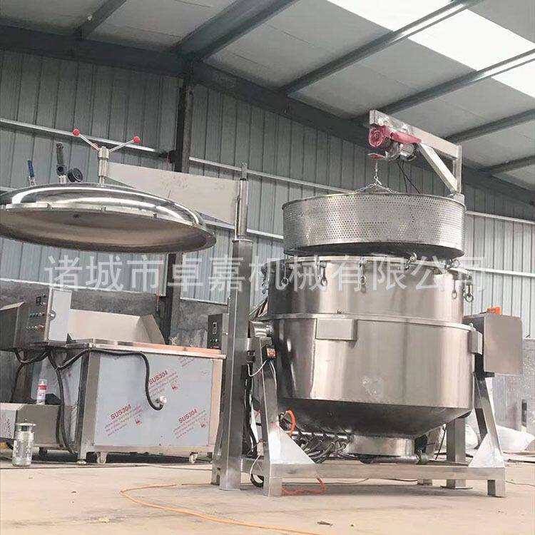 煮猪皮熬皮冻电加热高压蒸煮锅600升牛筋炖肉锅 牛肉牛杂牛腩煮锅
