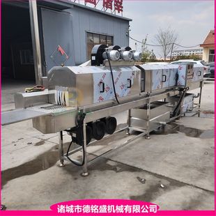 全自动循环水水果罐头瓶清洗机 鲅鱼罐头马口铁罐清洗风干线