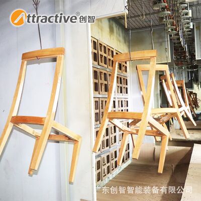 【广东创智】家具定制自动喷涂生产设备 木制品往复机涂装流水线