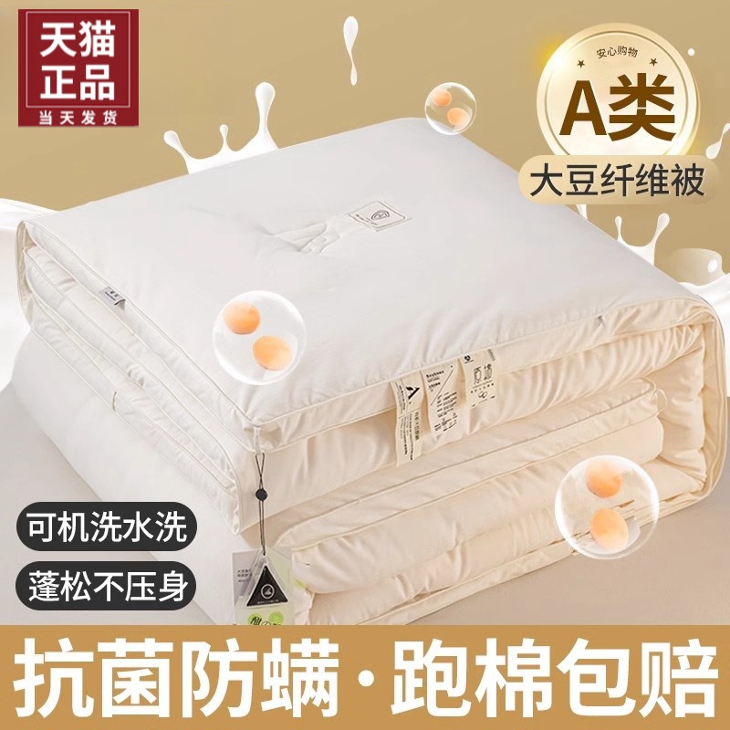A类大豆抗菌被子被芯加厚冬被
