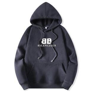 恒源祥卫衣男款2025秋冬新款加绒加厚连帽打底高端品牌青少年外穿