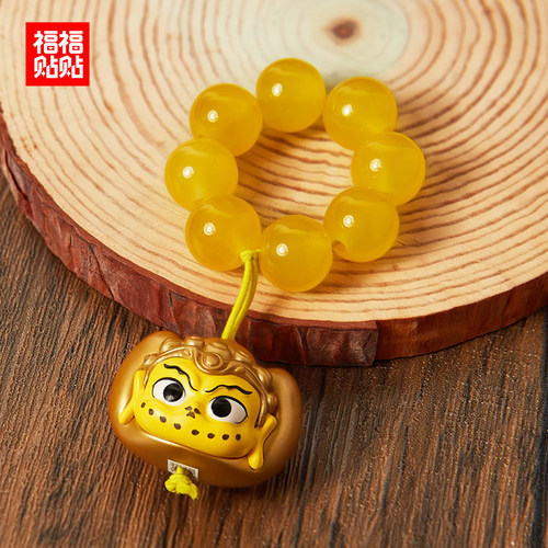 圣诞礼物福福贴贴手捻慧根小手串绕指柔玲珑小巧手持盘玩手指捻珠