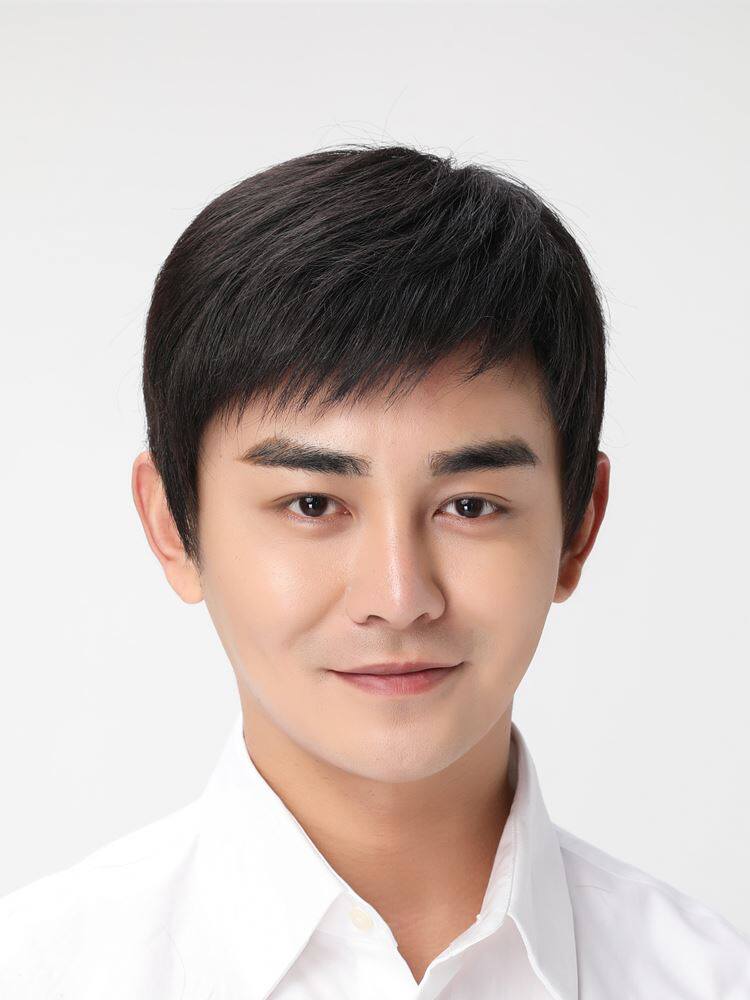 假发男夏短发真发真人发丝全头套式韩版帅气隐形无痕自然男士假发