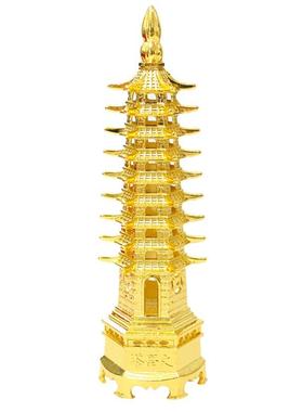 文昌塔书桌摆件十三层文昌笔挂件9层九层办公书房客厅装饰工艺品