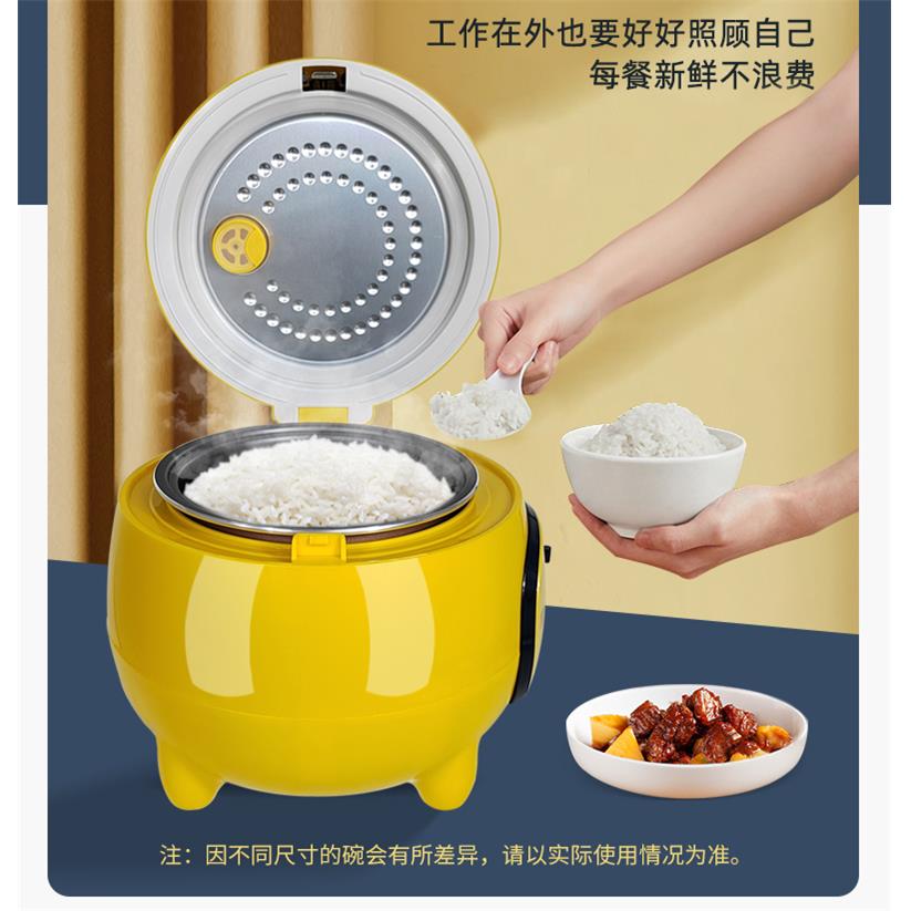 爱德迷你饭煲多功能家用智能电饭锅人2-3D200人小电电型煲12人宿