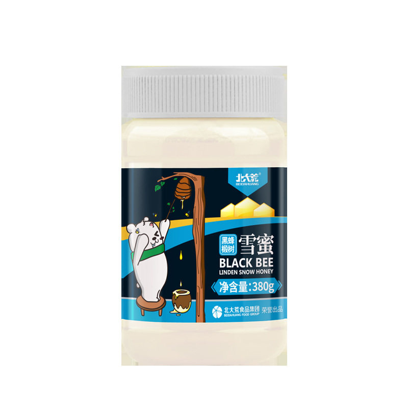 北大荒 黑蜂椴树雪蜜380g厂家包邮