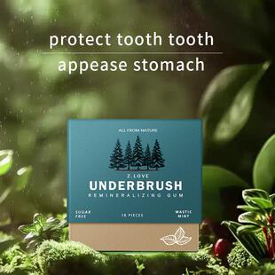 Organic MASTIC MINT miracle remineralizing gum 咀嚼口香糖