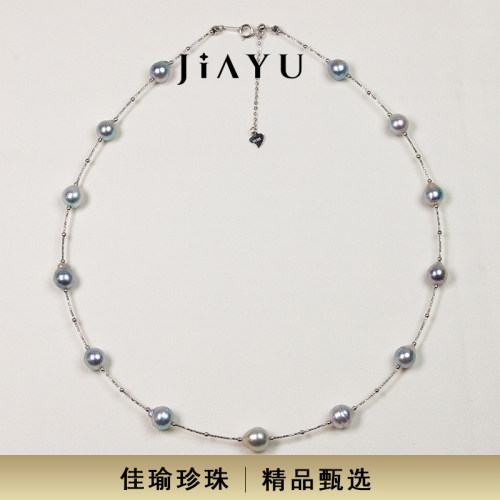 海水真多麻强光满天星珍珠项链