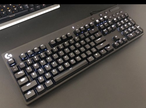 罗技G610游戏电竞机械键盘青轴红轴有线白色背光吃鸡USB通用K845