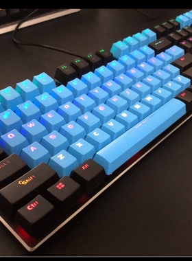 网吧款达尔优ck533pro灰黑机械键盘青轴红外光轴电竞有线游戏蓝黑