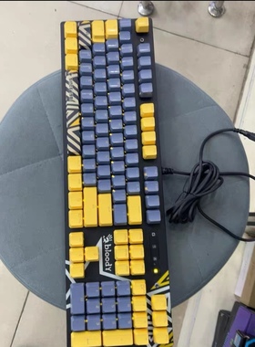 正品双飞燕F200Q升级版机械键盘劲舞团幽灵光轴电竞键盘USB接口