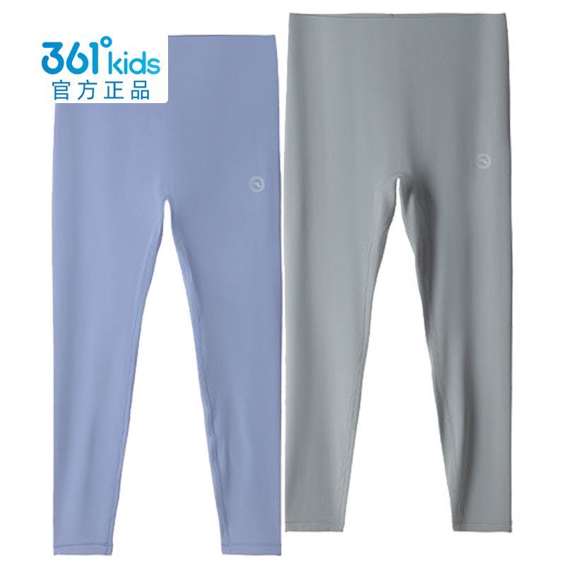 361度女童紧身裤新款2025秋季新款弹力打底裤中大童速干运动裤