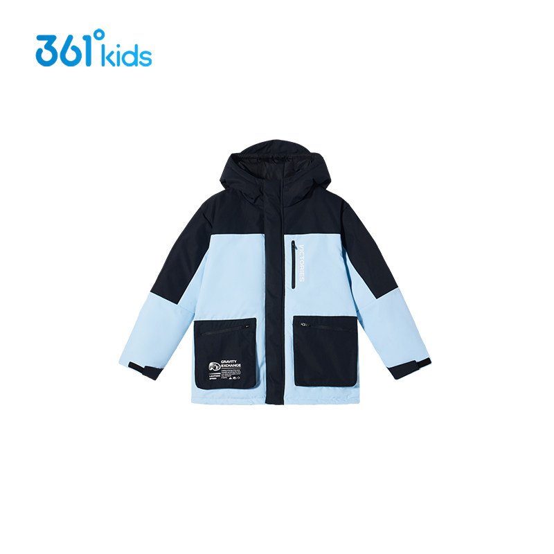 【商城同款】361度童装男童羽绒服2026秋季新款儿童防风保暖外套