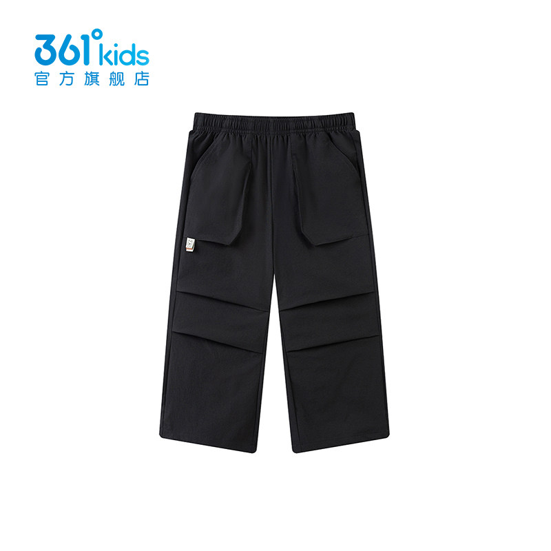 【商场同款】361男童速干伞裤直筒工装裤2026秋运动裤小童工装裤