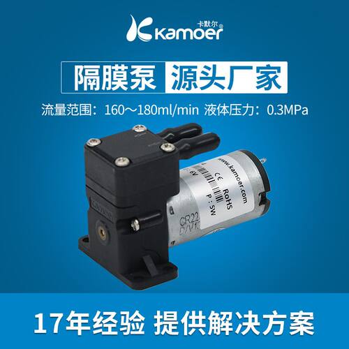 微型隔膜泵12-24v有刷抽水泵自吸电动小型液泵腐蚀液体迷你水泵