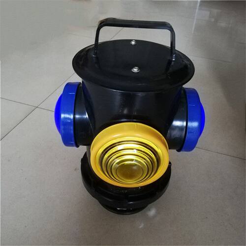 充电式立式扳道器信号灯双色 BZA转辙器信号灯 红白铁路标志灯