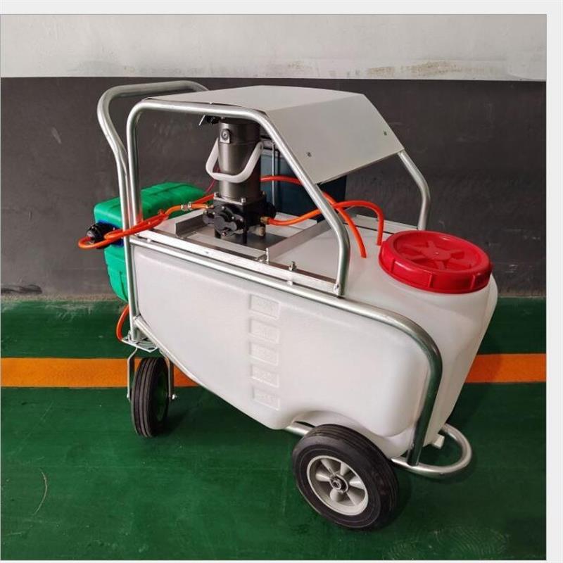 厂家手推式电动喷雾器 农用高压喷雾机 手推式养殖农用打药机