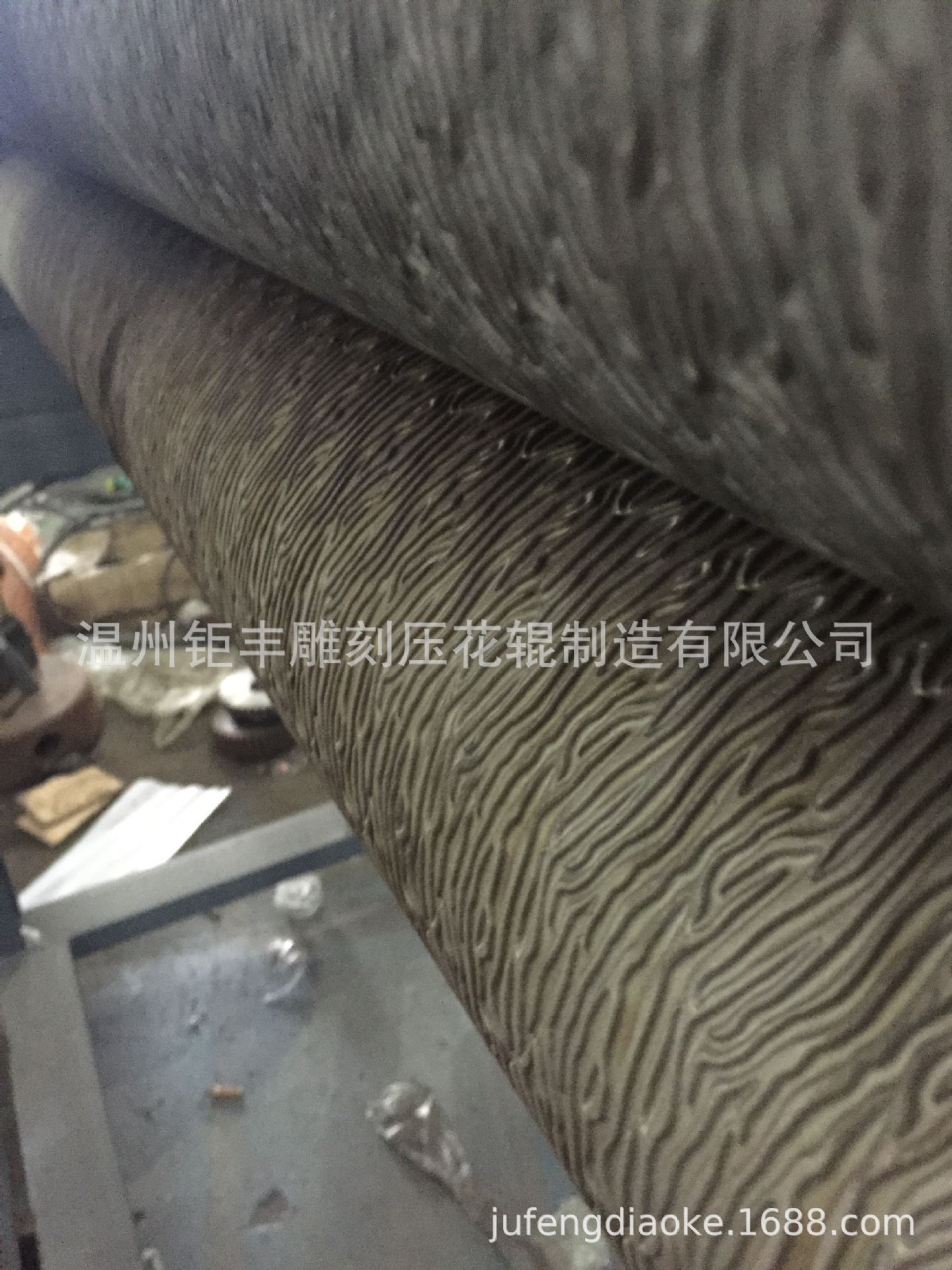 钜丰压花辊厂家现货皮革布料凹凸压花机超声波复合压纹机加工