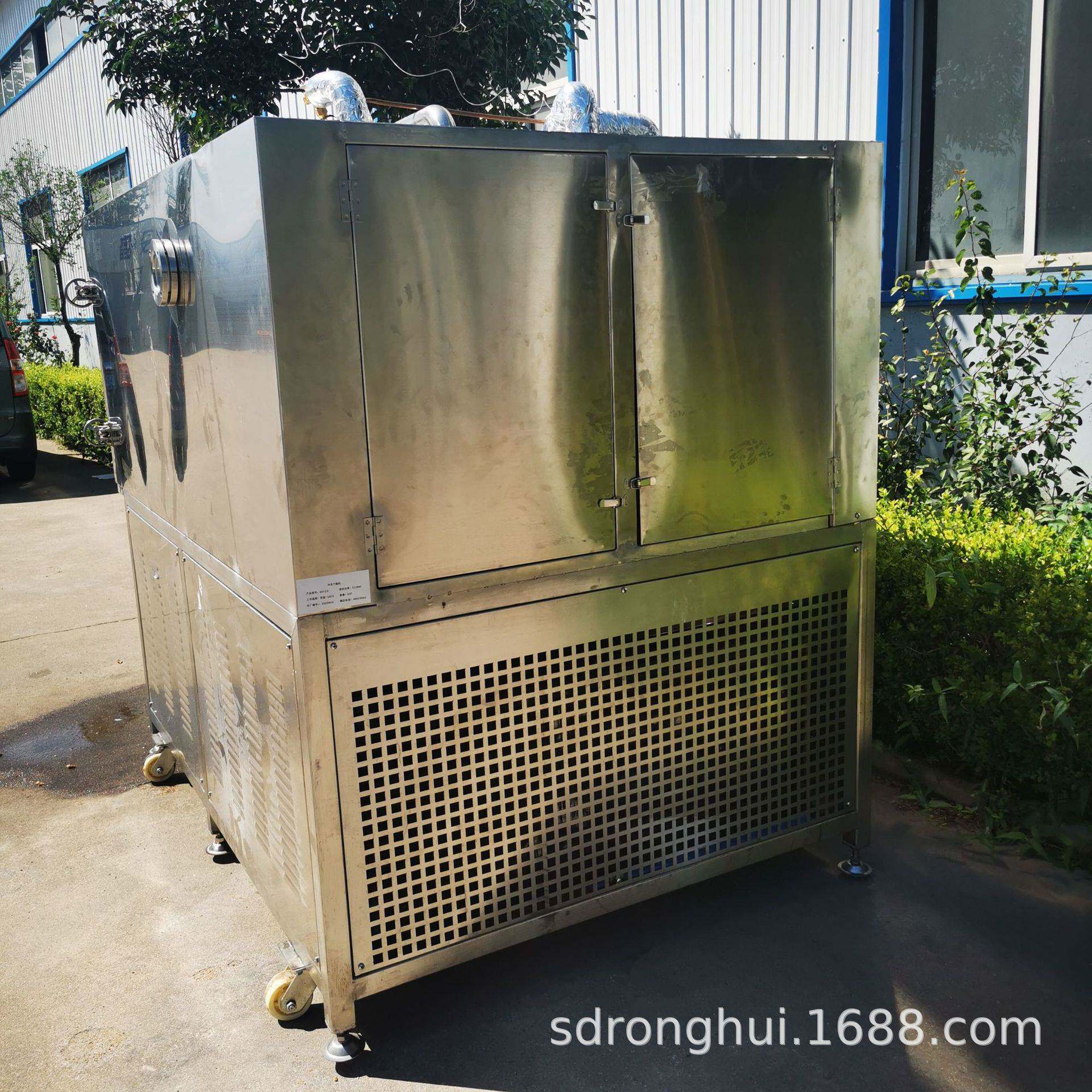 蛇粉虫草冷却冻干设备 宠物冻干肉加工设备 肉类排骨真空冻干机