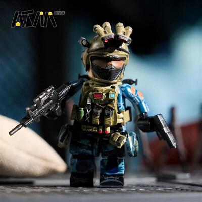 三角洲人仔三角洲行动威龙蛟龙特战队露娜蚀金玫瑰兼容乐高人仔手