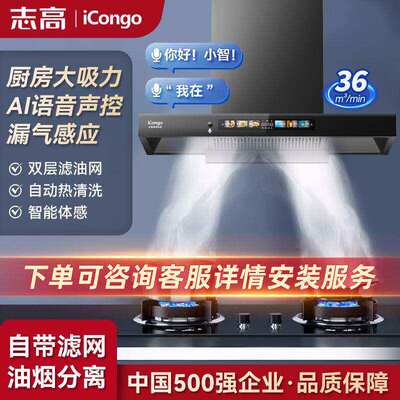 志高iCongo油烟机顶吸式