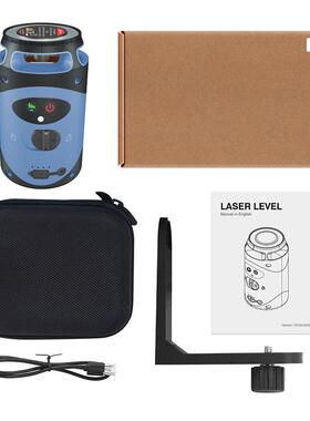 激光水平仪5线红外线投线仪绿光标线仪360°打线laserlevel