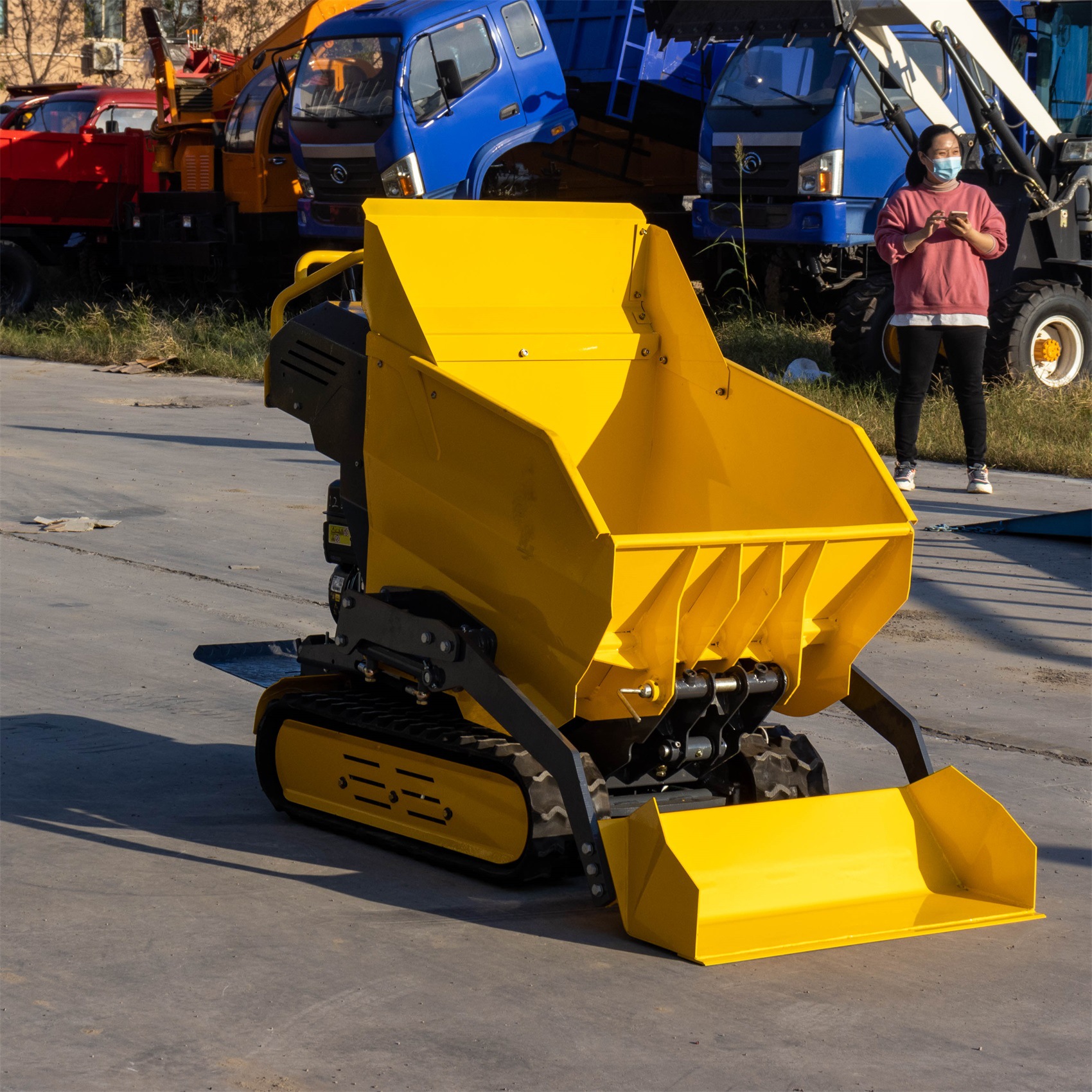 迷你Dump truck出口奥地利 小型液压翻斗车 农用小型液压自卸车