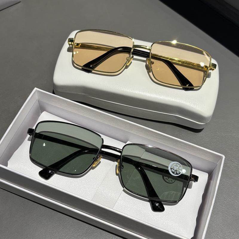 加大框水晶眼镜男玻璃高清养目夏季防晒开车专用遮阳太阳镜墨镜