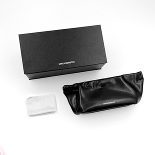 2025新款gm眼镜盒高级感软包太阳镜盒送礼皮质墨镜盒包装盒车载包