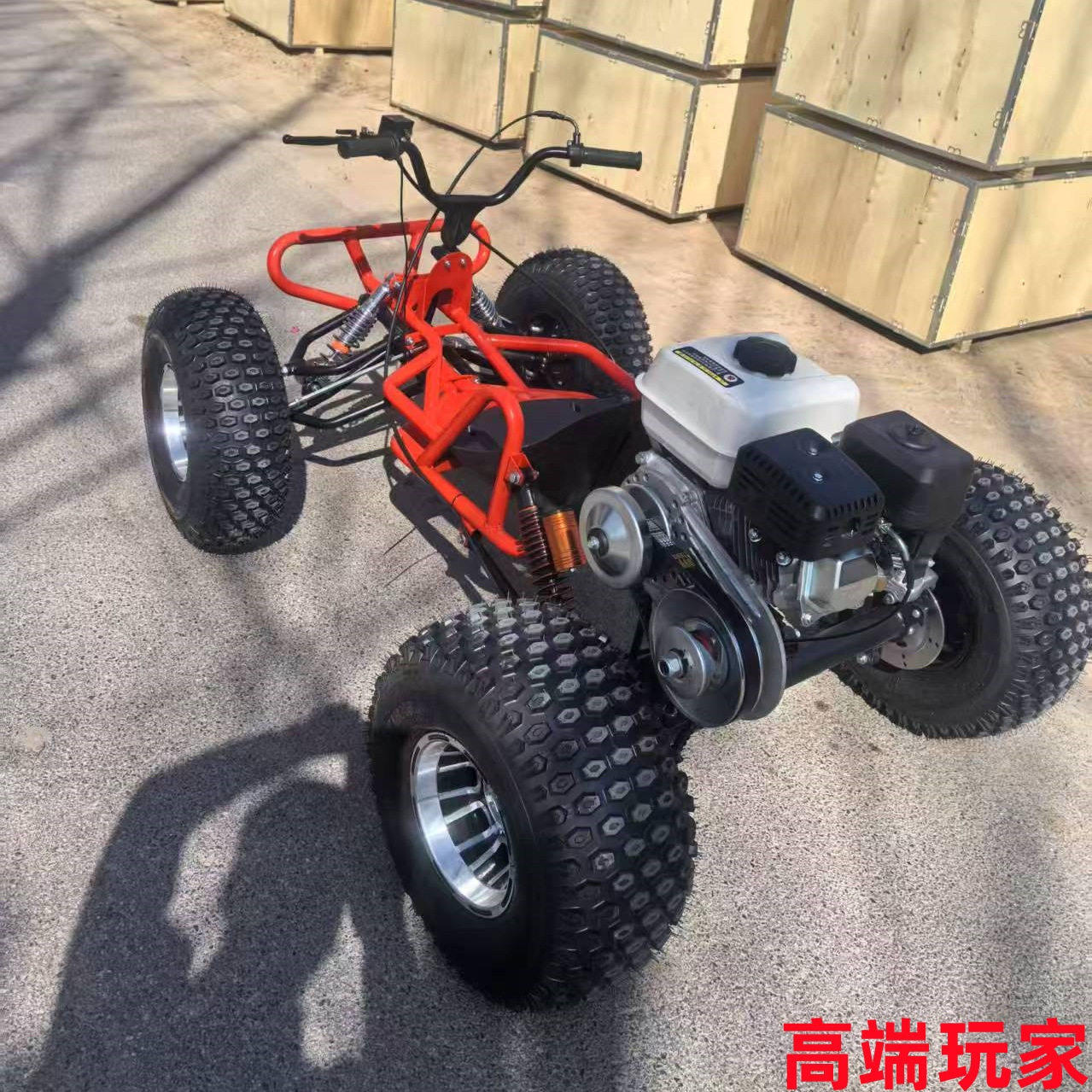 四冲越野卡丁车燃油版全地形迷你成人漂移山地车四轮沙滩拉力赛车