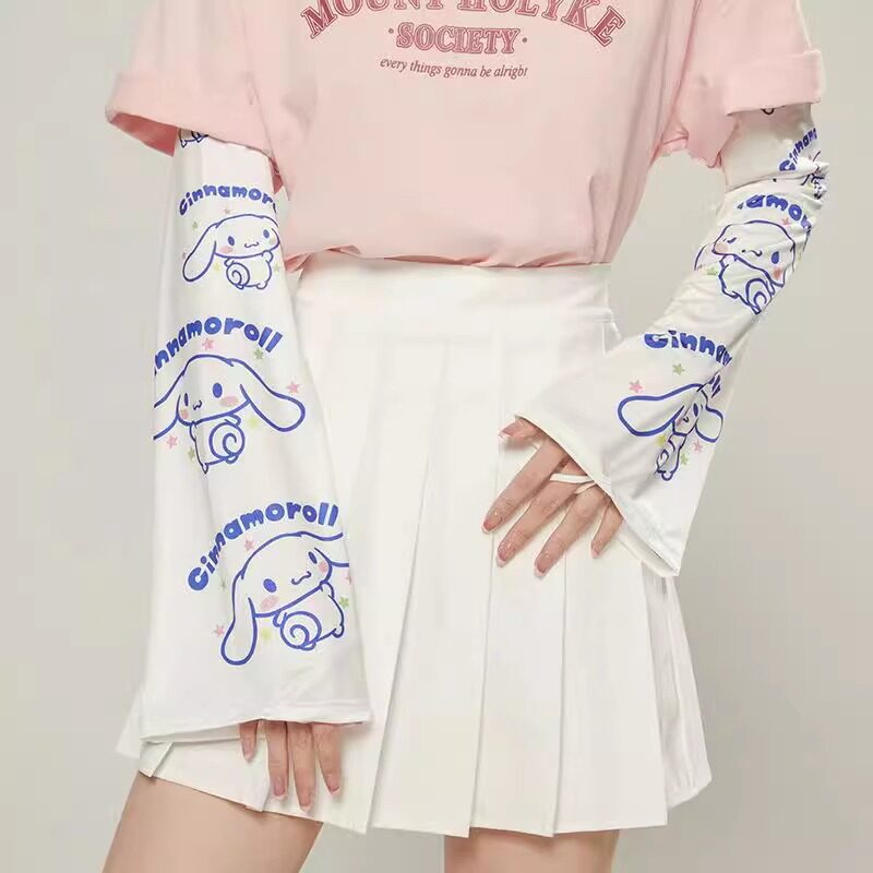 宽松冰袖向日葵防晒袖套