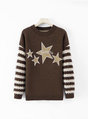 【甜甜圈Tia专享】秋冬季简约设计套头毛衫WH-K19