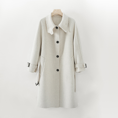 【甜豆粉丝专享】秋冬时尚单品厚款毛呢外套88181