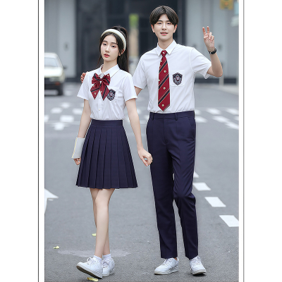 高初中学生班服学院风成人诗歌朗诵毕业演讲演出服春季运动会校服