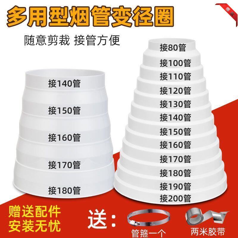 油烟机排烟管变径接头通用