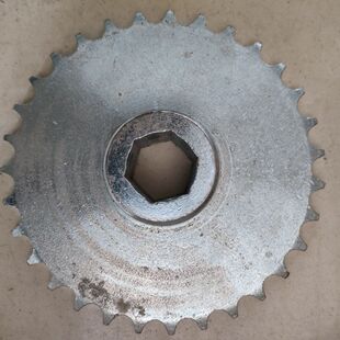 康达免耕机配件33齿内六方齿轮免耕机配件齿轮播种机配件内六方齿