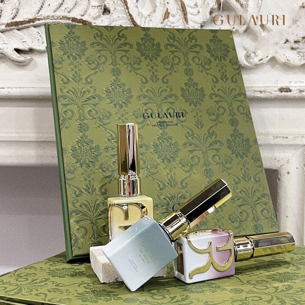 古莱丽旗舰店弥花集猫眼指甲油胶2024年新款封层冰透色美甲店套装