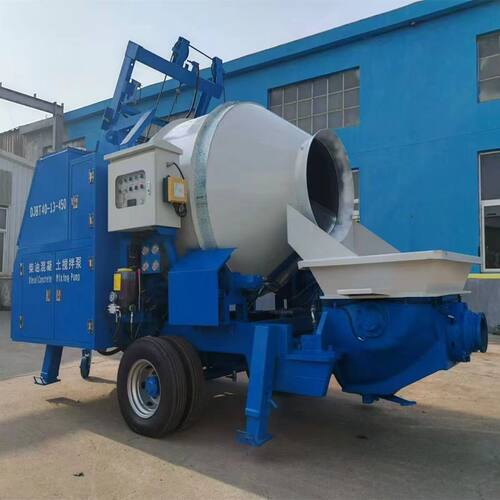 DJBT40-13-450柴油混凝土搅拌泵 Diesel concrete mixing pump