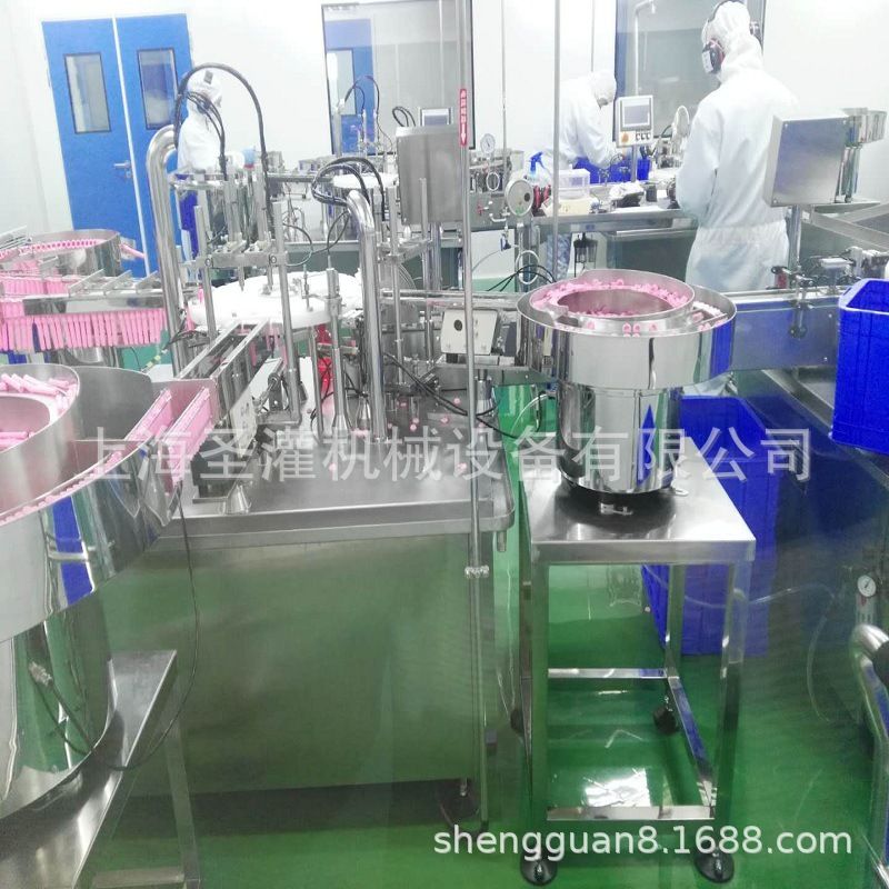 妇科凝胶全自动灌装一体机 3克给药器凝胶灌装联动线 私密贴膜机