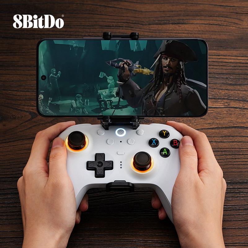 八位堂猎户座二代PC版手柄专用支架 华为小米oppo安卓手机通用 双轴可调节 猎2真无线游戏手柄专用原神绝区零